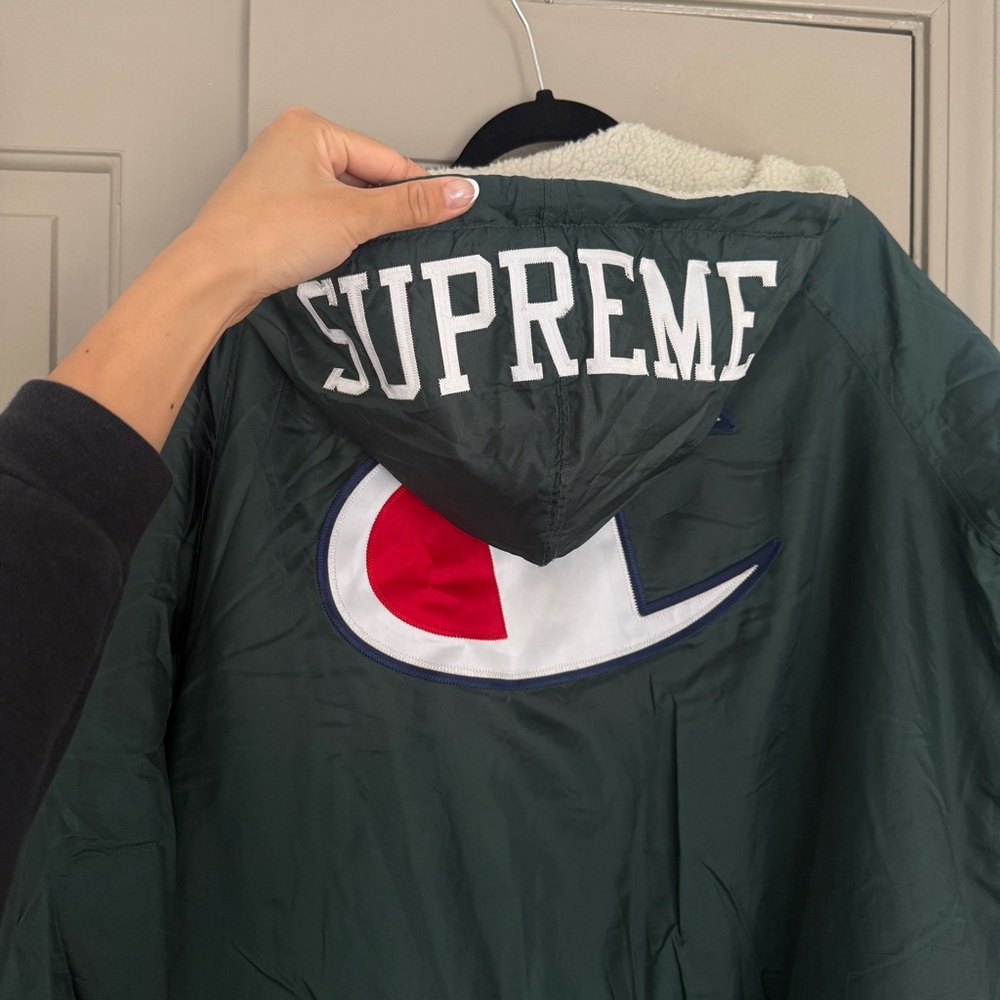 Vintage Champion x Supreme Collab Windbreaker Jacket